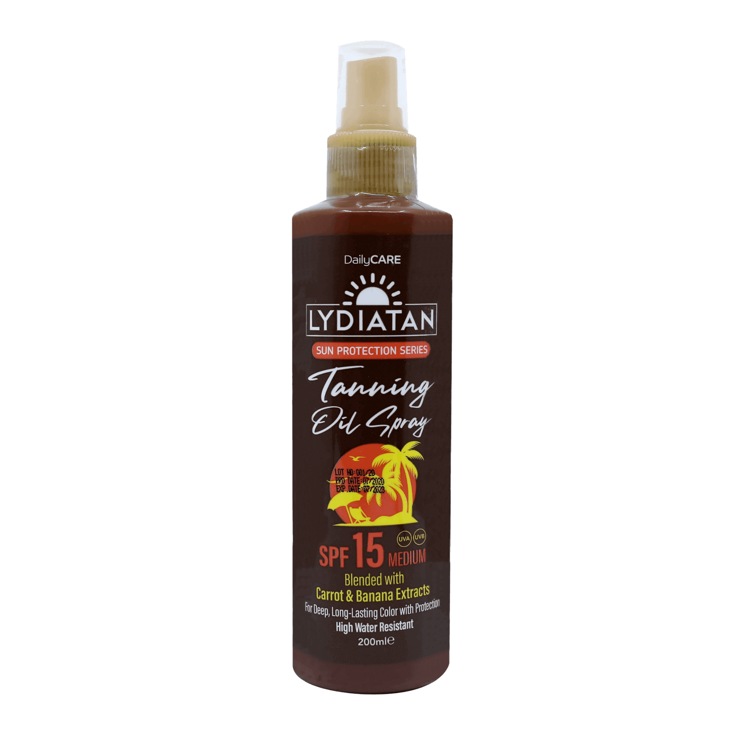 Daily Care Lydiatan Tanning Oil Spf 15 200 ML