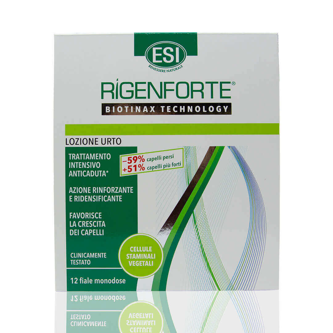 Rigenforte Intensive Lotion 12 Vials To Treat Hair Loss - Beauty Vitamins