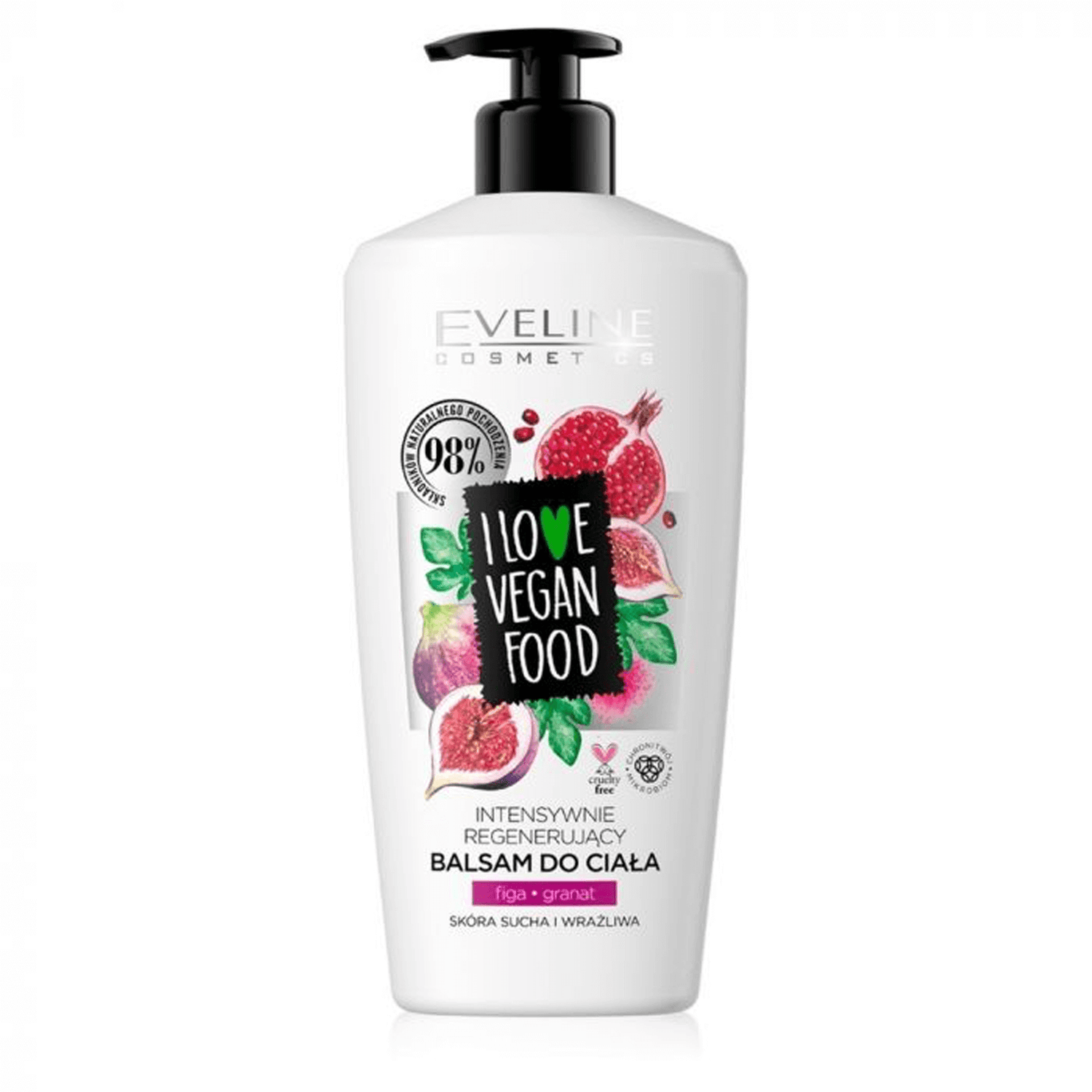 Eveline I LOVE VEGAN FOOD Regenerating Body Balm figa & granat 350 ml