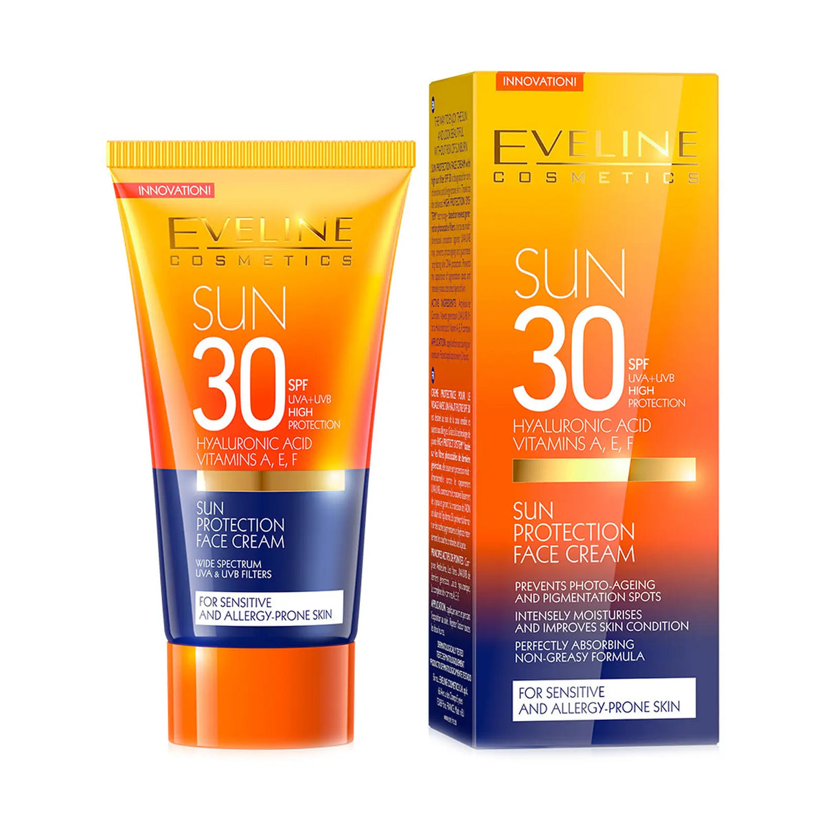 Eveline Sun Expert  Face SPF 30 - Beauty Vitamins