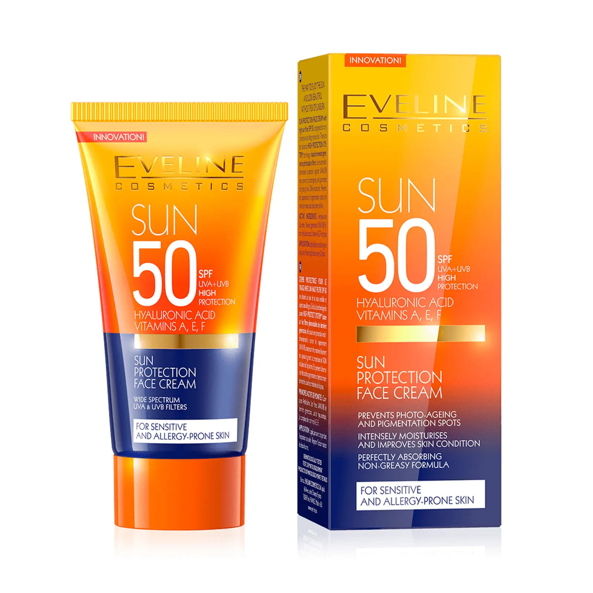 Evelin Sun Expert Spf50+ 50ml - Beauty Vitamins