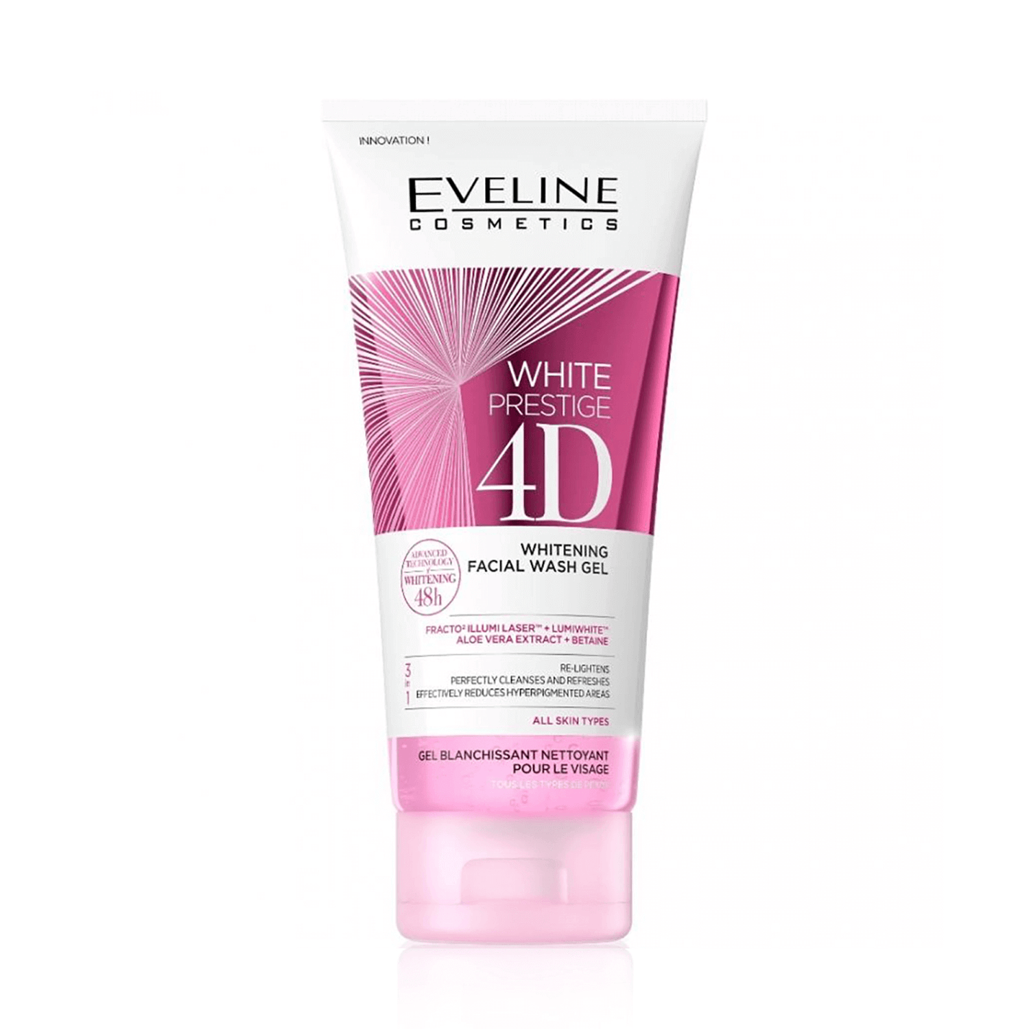 Eveline White Prestige 4D Facial Wash Gel 200ml