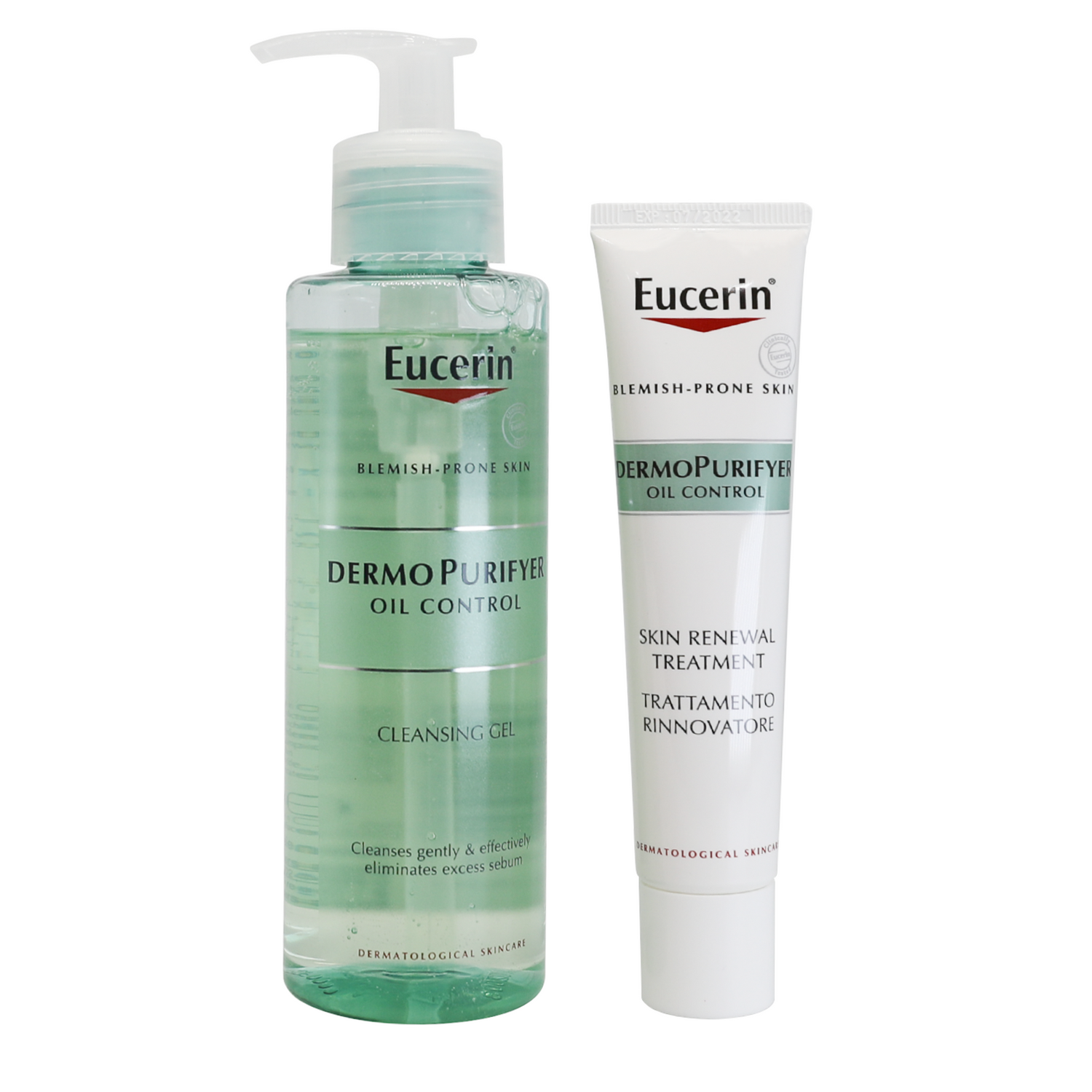 Eucerin Dermo Purifyer Cleanser 200Ml + Skin Renewal 40Ml Kit
