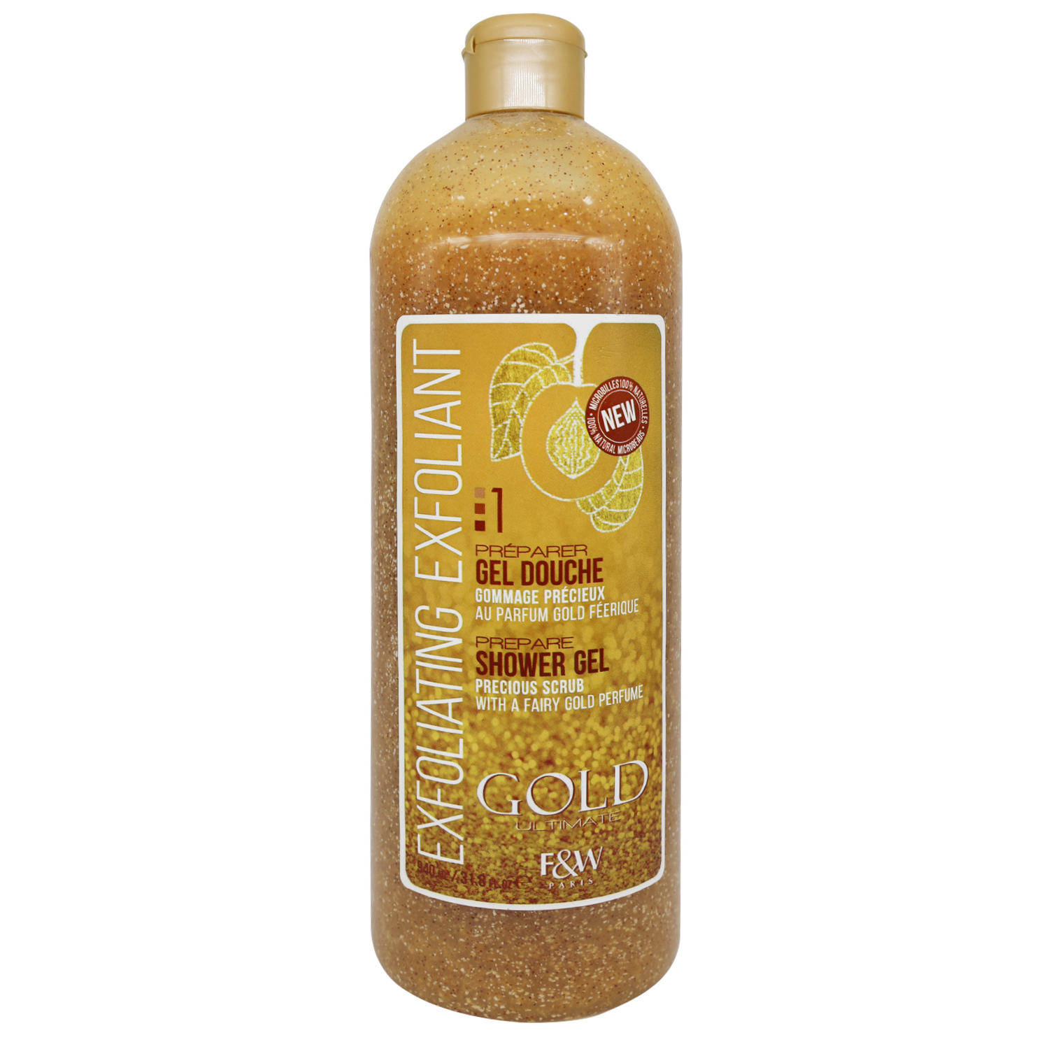 Fair & White Gold Ultimate Shower Gel Precious Scrub 1000 ML