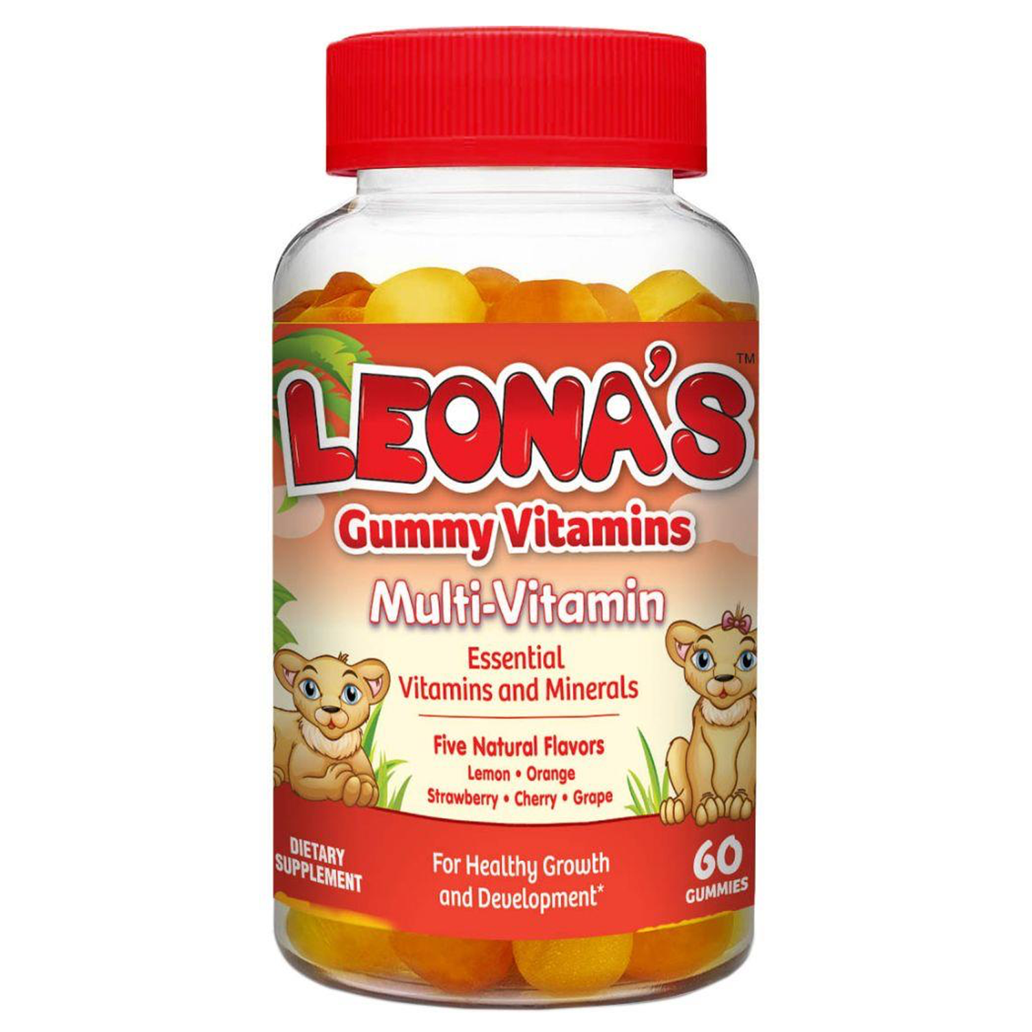 Leona Children's Gummy Multi-Vitamin 60'S