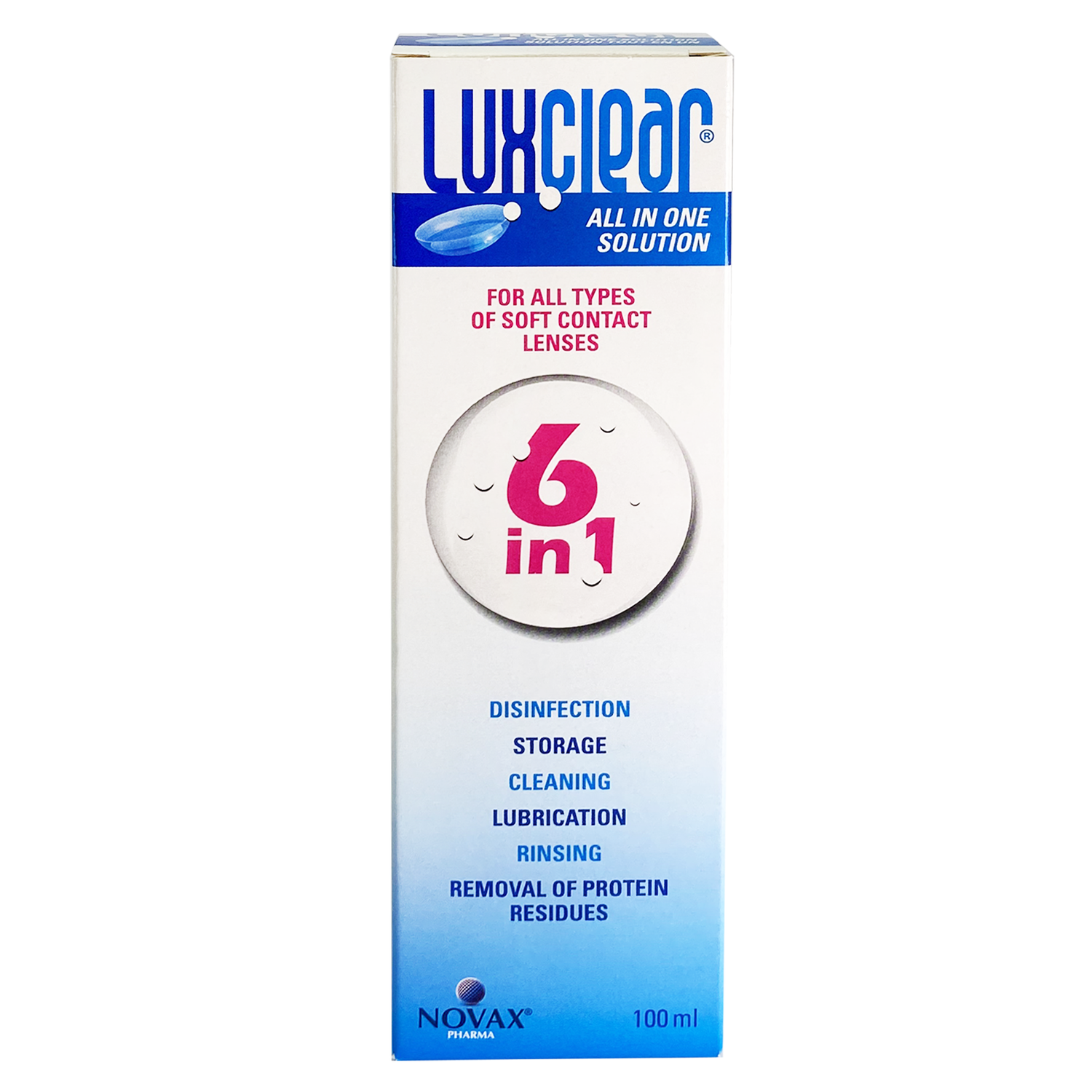 Lux Clear Contact Lens Solution 100 ml - Beauty Vitamins