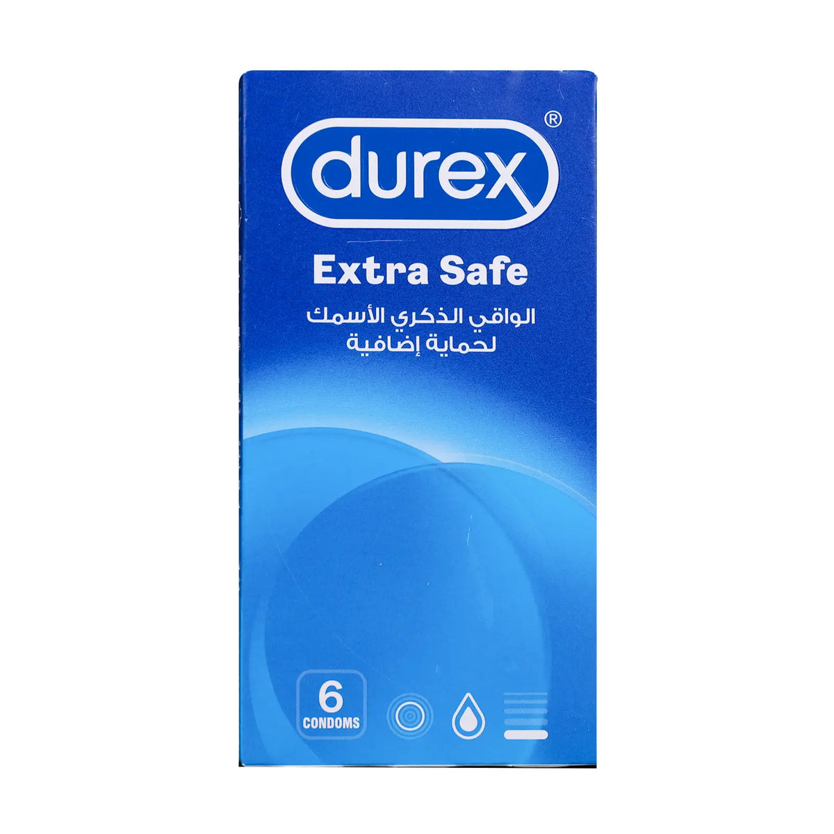 Durex Extra Safe Condoms 6s - Thicker and Extra Lubricated Durex Condom