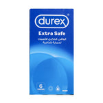 Durex Extra Safe Condoms 6s - Thicker and Extra Lubricated Durex Condom