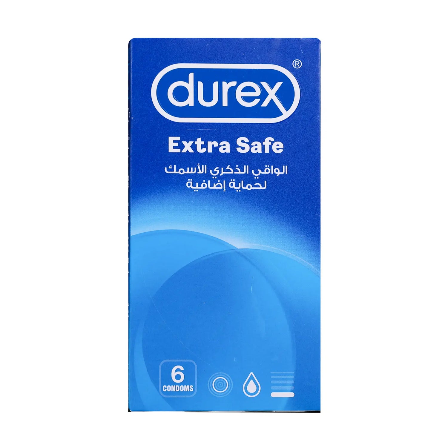 Durex Extra Safe Condoms 6s - Thicker and Extra Lubricated Durex Condom