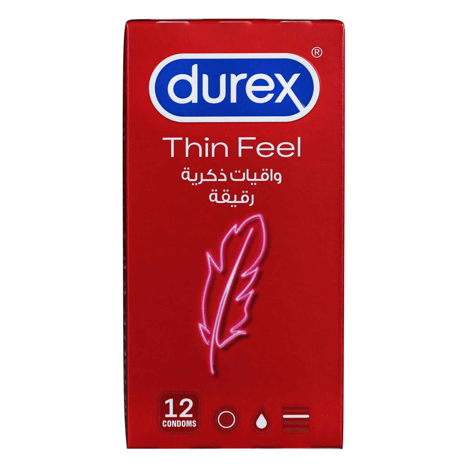 Durex Featherlite Feel Thin Condoms 12'S