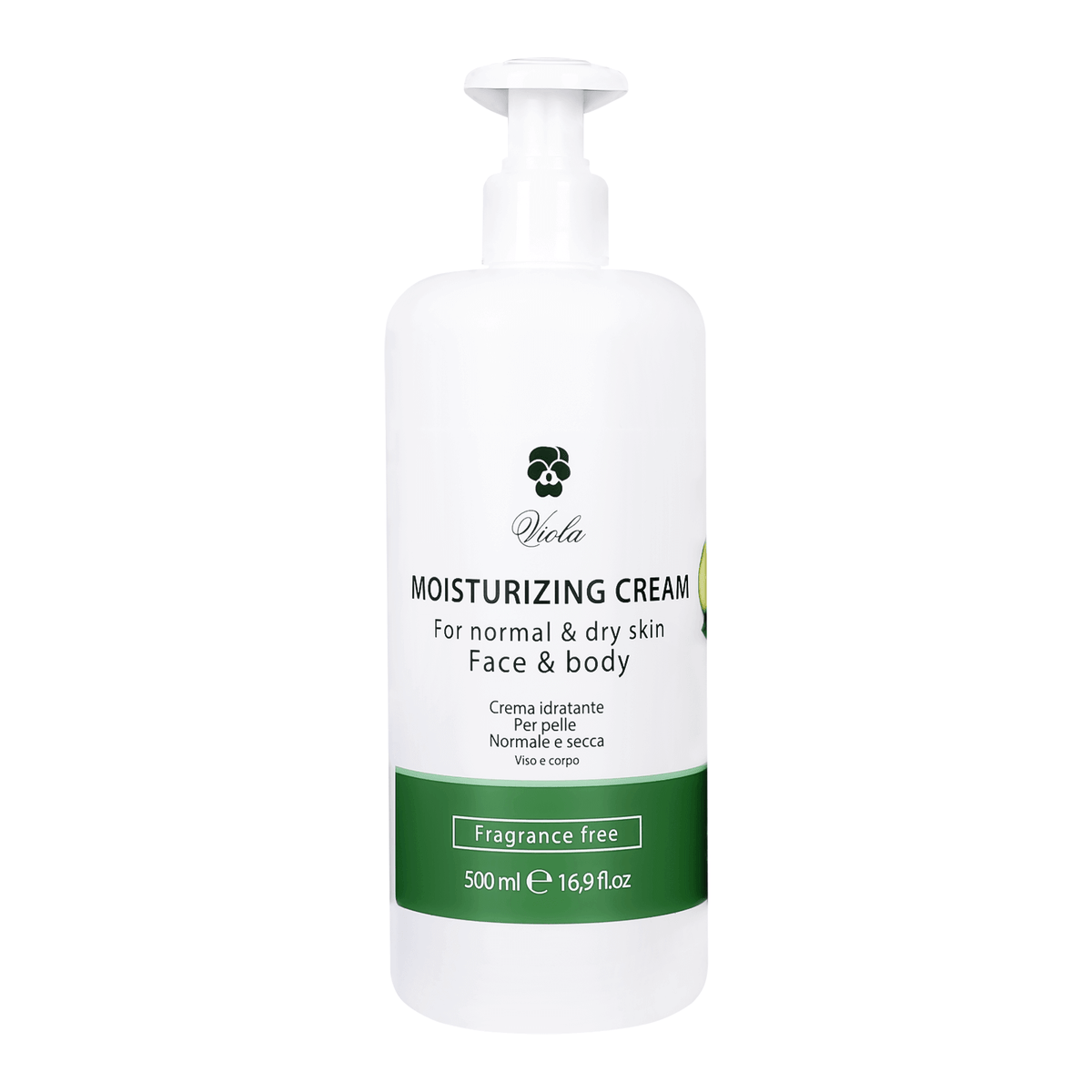 Viola Moisturizing Cream for Normal and Dry Skin, Face and Body 500 ml - Beauty Vitamins