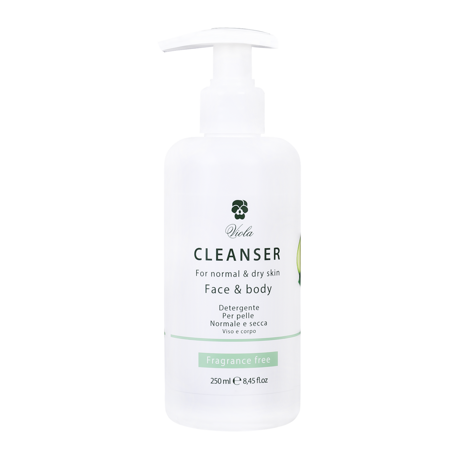 Viola Cleanser for Normal and Dry Skin, Face and Body 250 ml - Beauty Vitamins