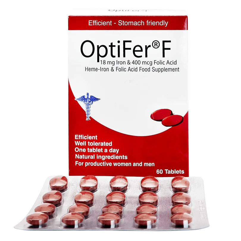 OptiFer F Tabs 60'S for iron deficiency