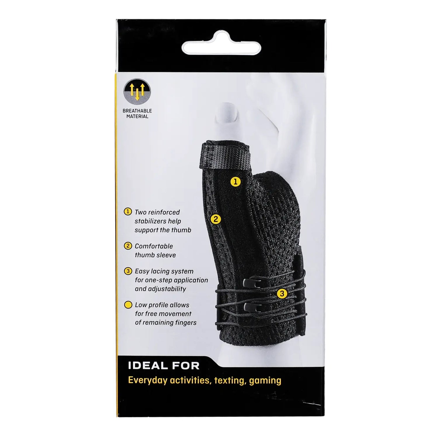 Futuro Thumb Deluxe Stabilizer Black S/M 45843