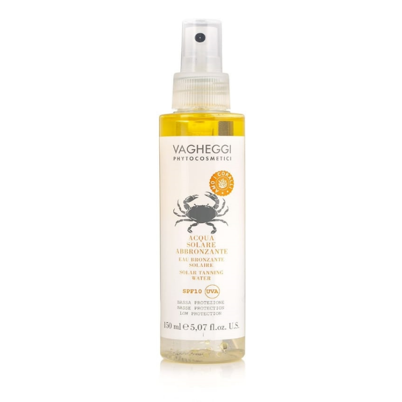 VAGHEGGI Solar Tanning Water SPF10 UVA Low Protection 150 ml