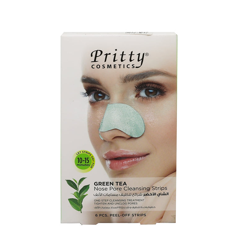 Pritty Nose Pore Cleansing Green Tea Strips 6'S 3130157