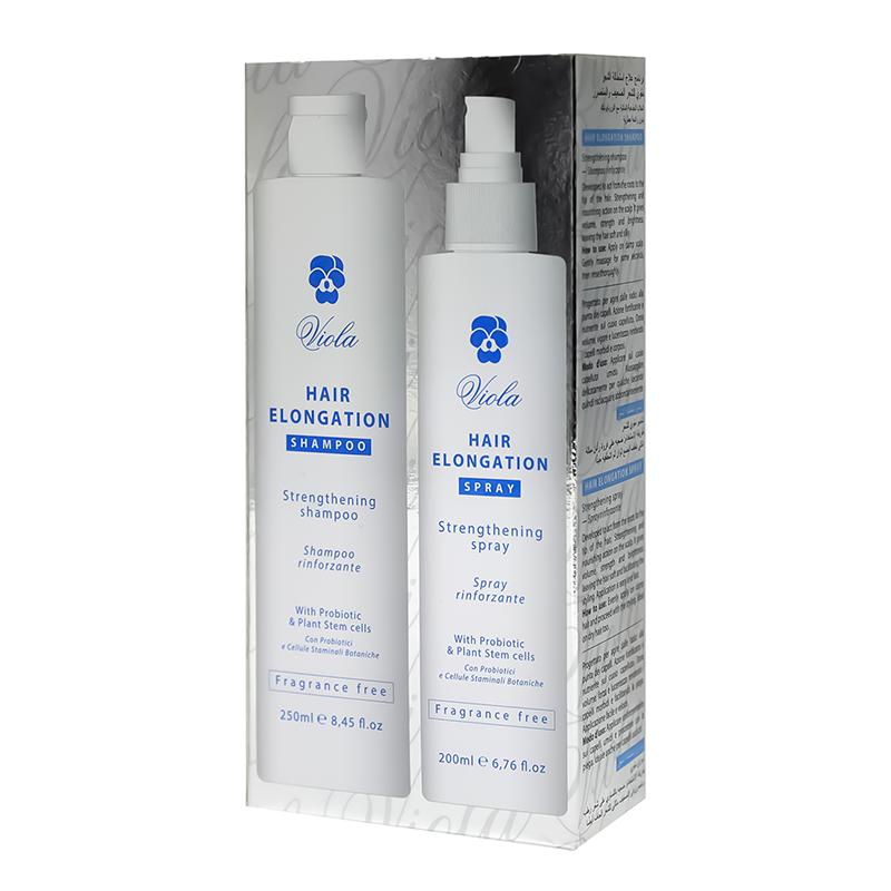 Viola Hair Elongation Program Shampoo 250 ml + Spray 200 ml NL002