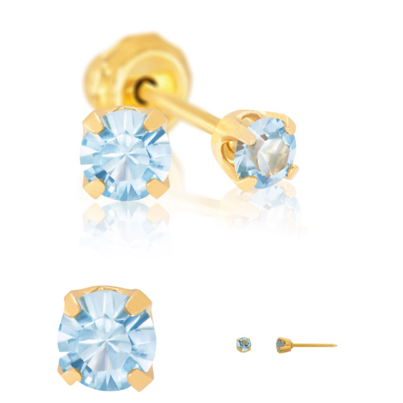 Inverness Ear Rings 83E -24KT