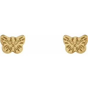 Inverness 60C GP Butterfly Earrings 24KT