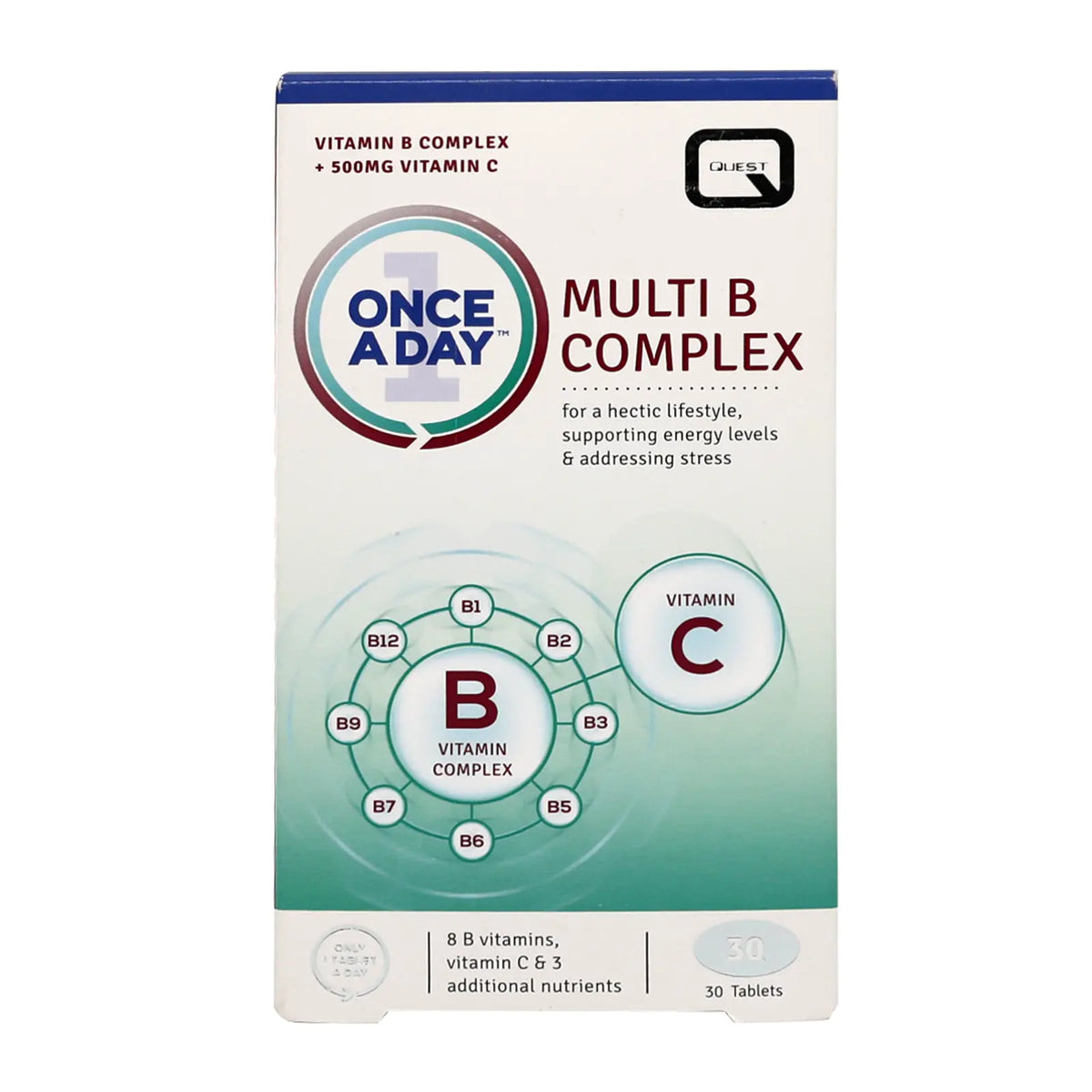 Quest Once A Day Multi B Complex Tabs 30'S