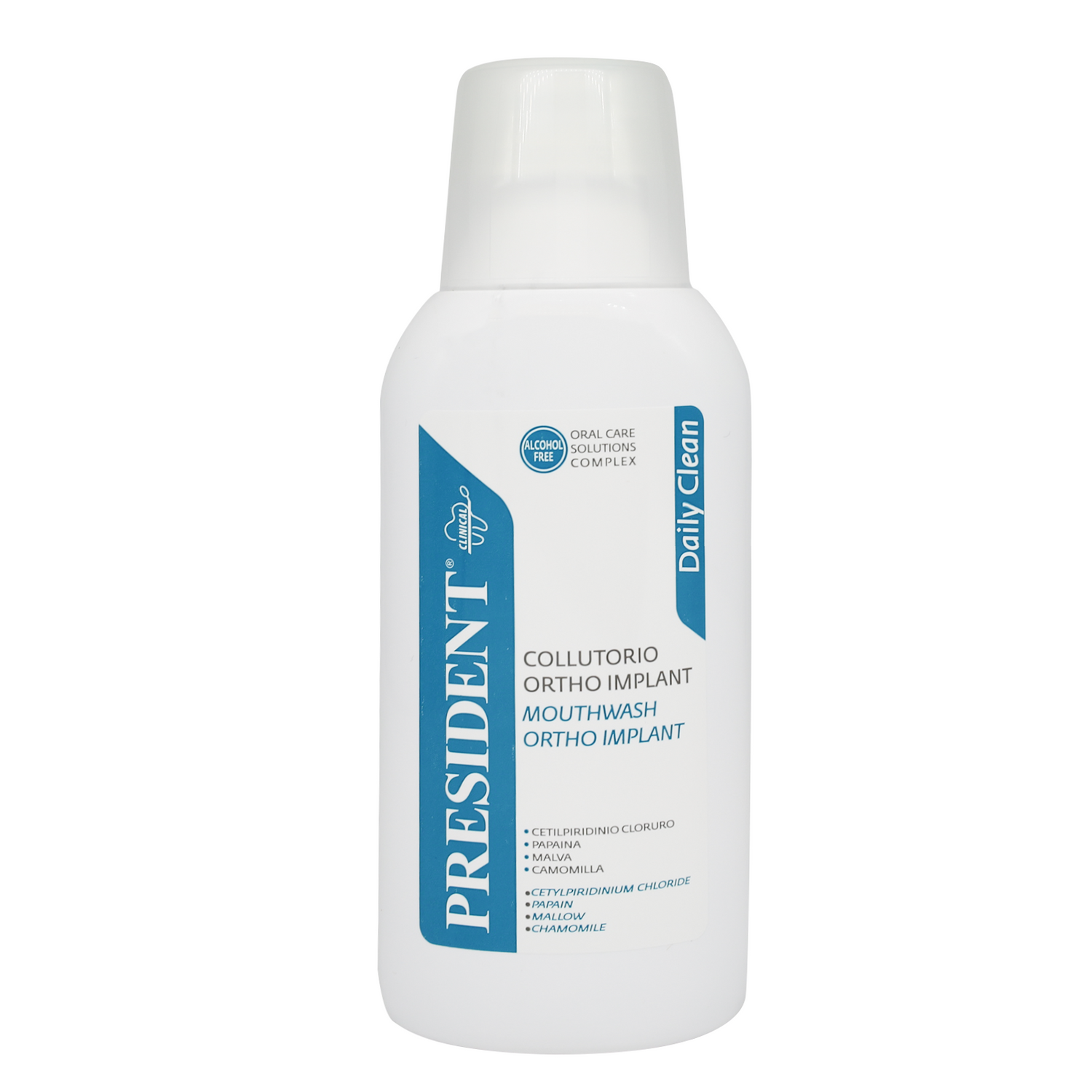 President Ortho Implant Daily Clean Mouth Wash 250ML