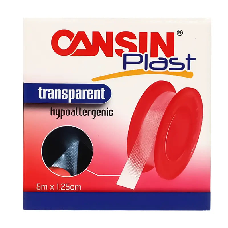 Cansinplast Transparent Plaster 5mx1.25cm 127T