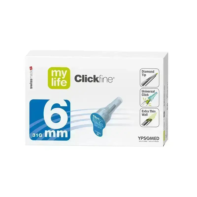 My Life Clickfine Pen Needles 6 mm 100 Pcs