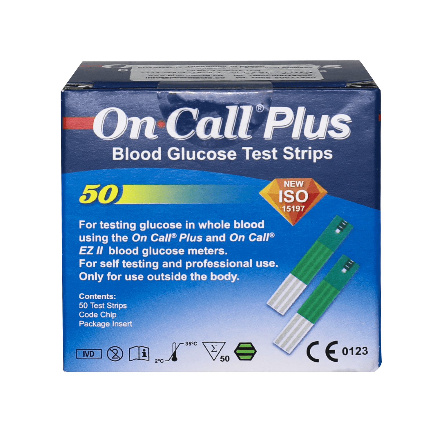 On Call Plus Test Strips 50's