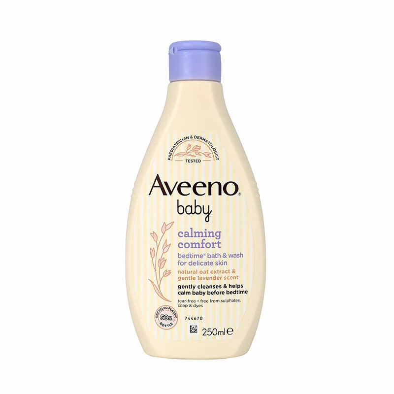 Aveeno Baby Calming Comfort Bedtime Bath And Wash 250 Ml