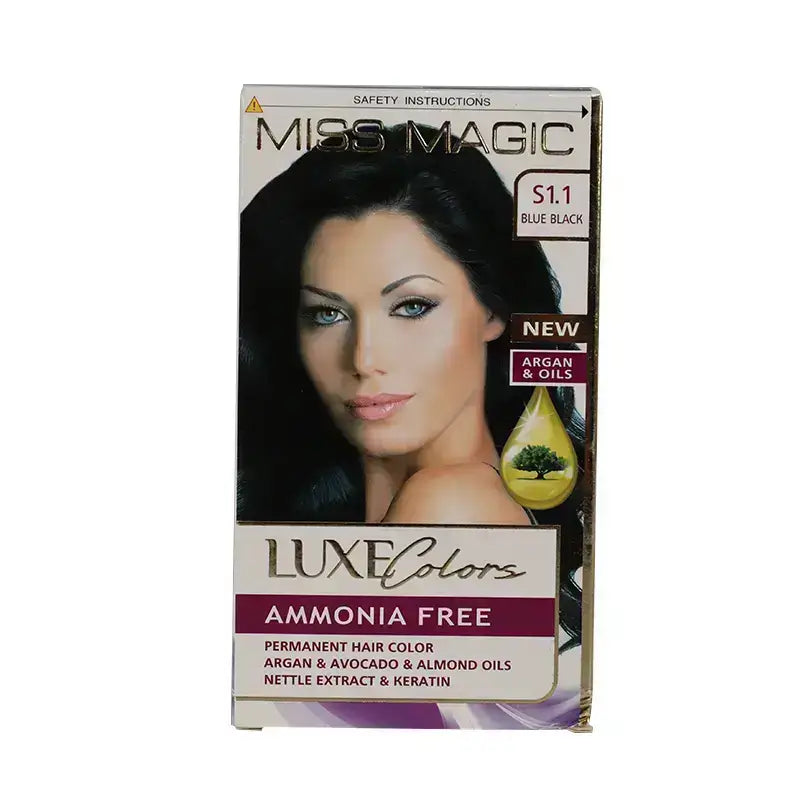 Miss Magic Luxe Hair Colors 1.1 Blue Black