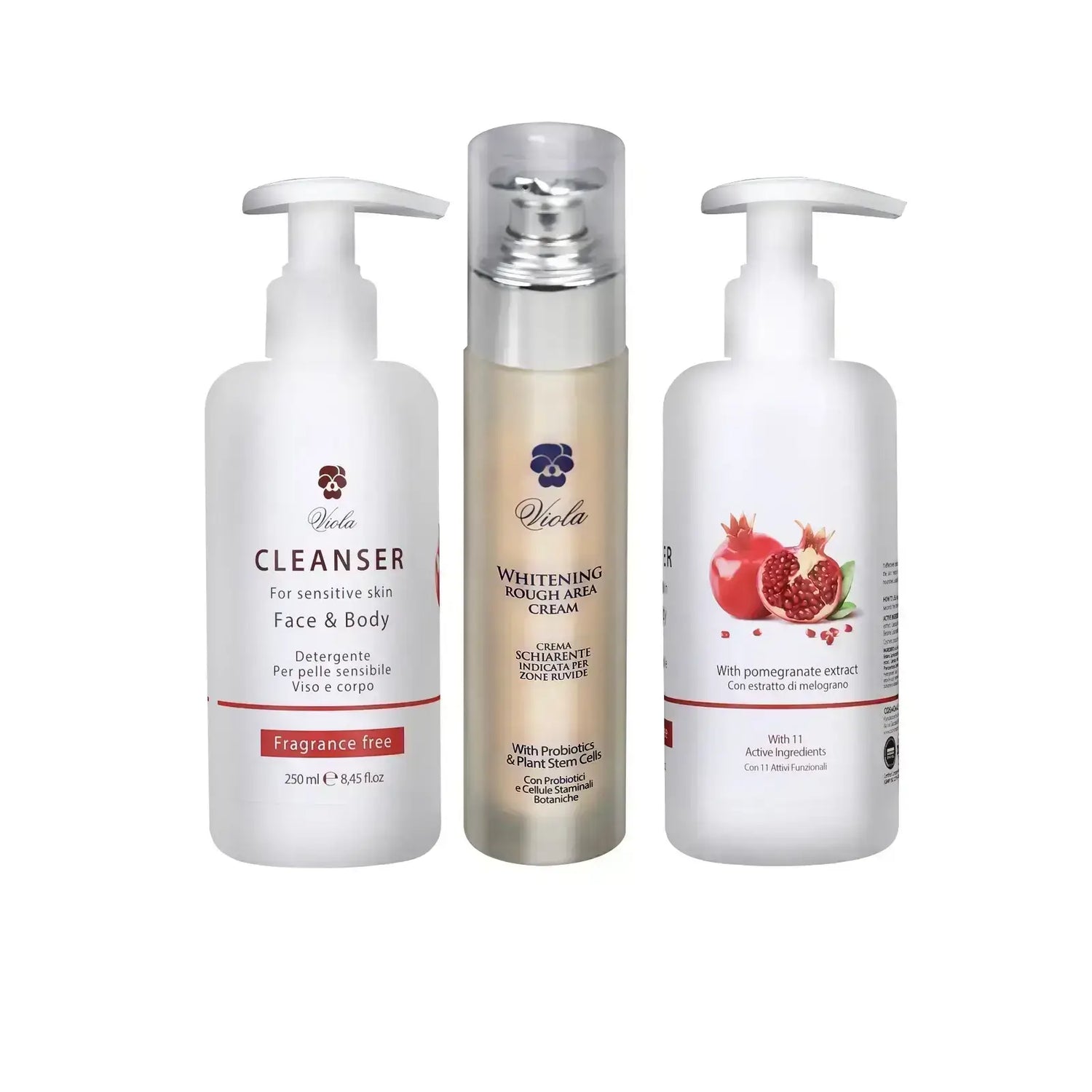 Viola Package for body care, elbows and knees
