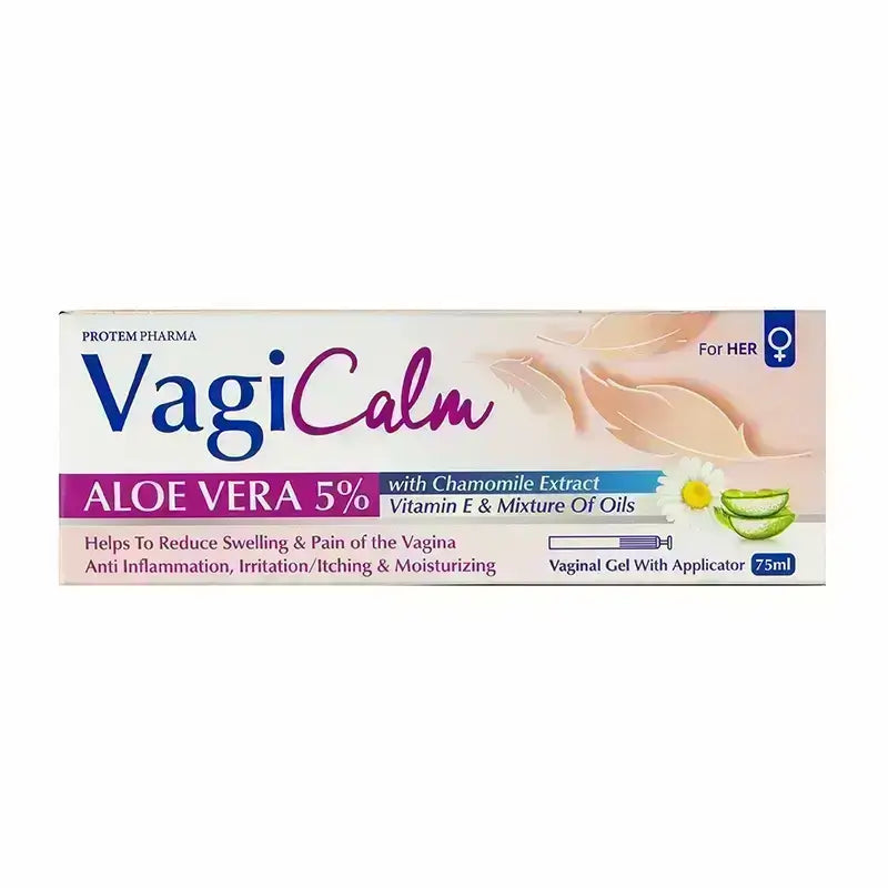 Vagicalm Aloe Vera 5% Vaginal Gel 75 ml