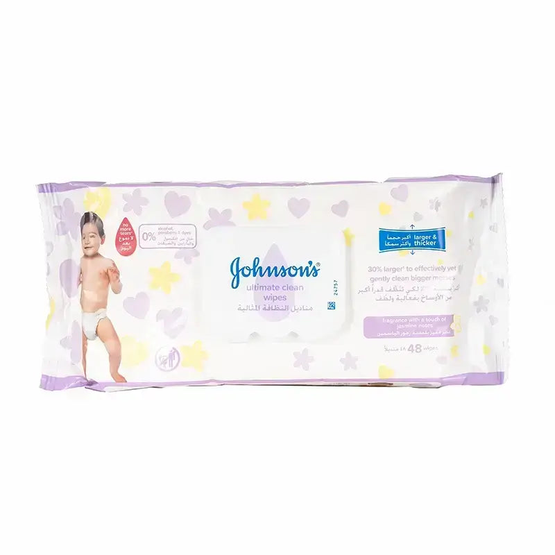 Johnsons Ultimate Clean Wipes 48's