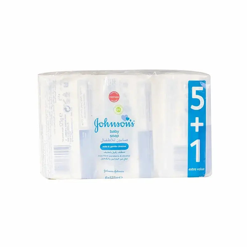 Johnson Baby Soap 125G 5+1 Offer