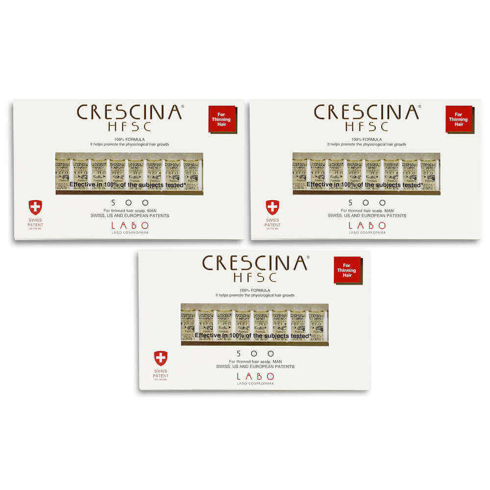 Triple Package - crescina HFSC 100% 500 Man 20 FL