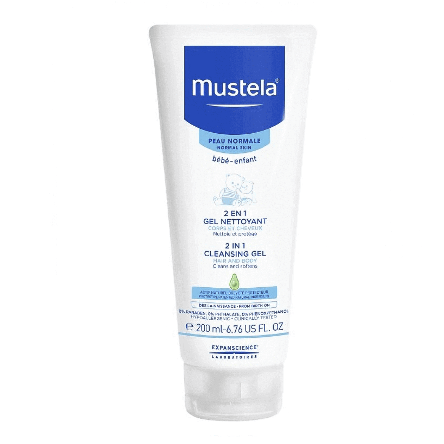 Mustela 2in1 Hair & Body Wash 200ml 1154280