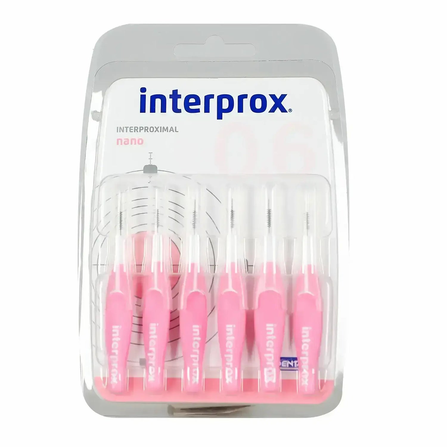 Interprox Nano 0.6mm Pink 6's