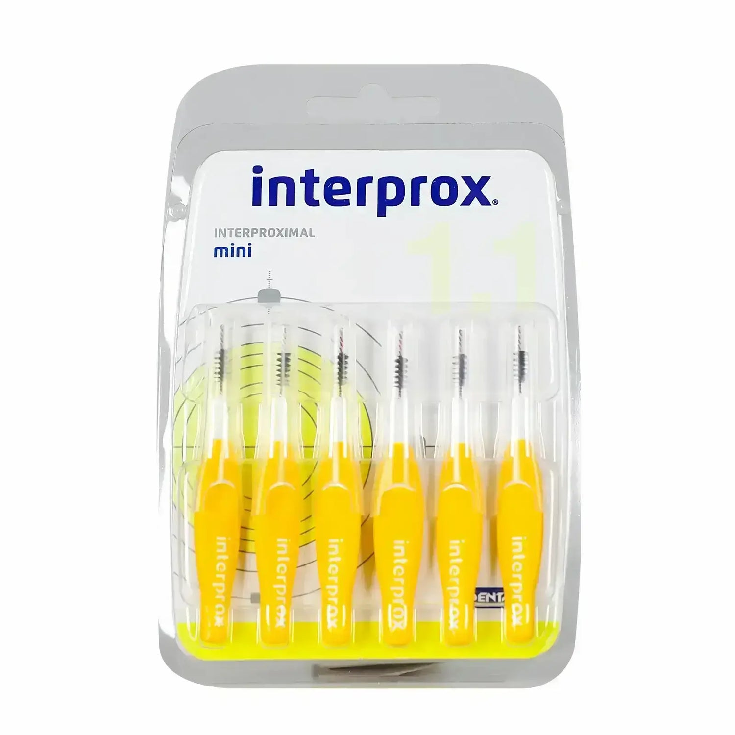 Interprox Mini 1.1mm Yellow 6's