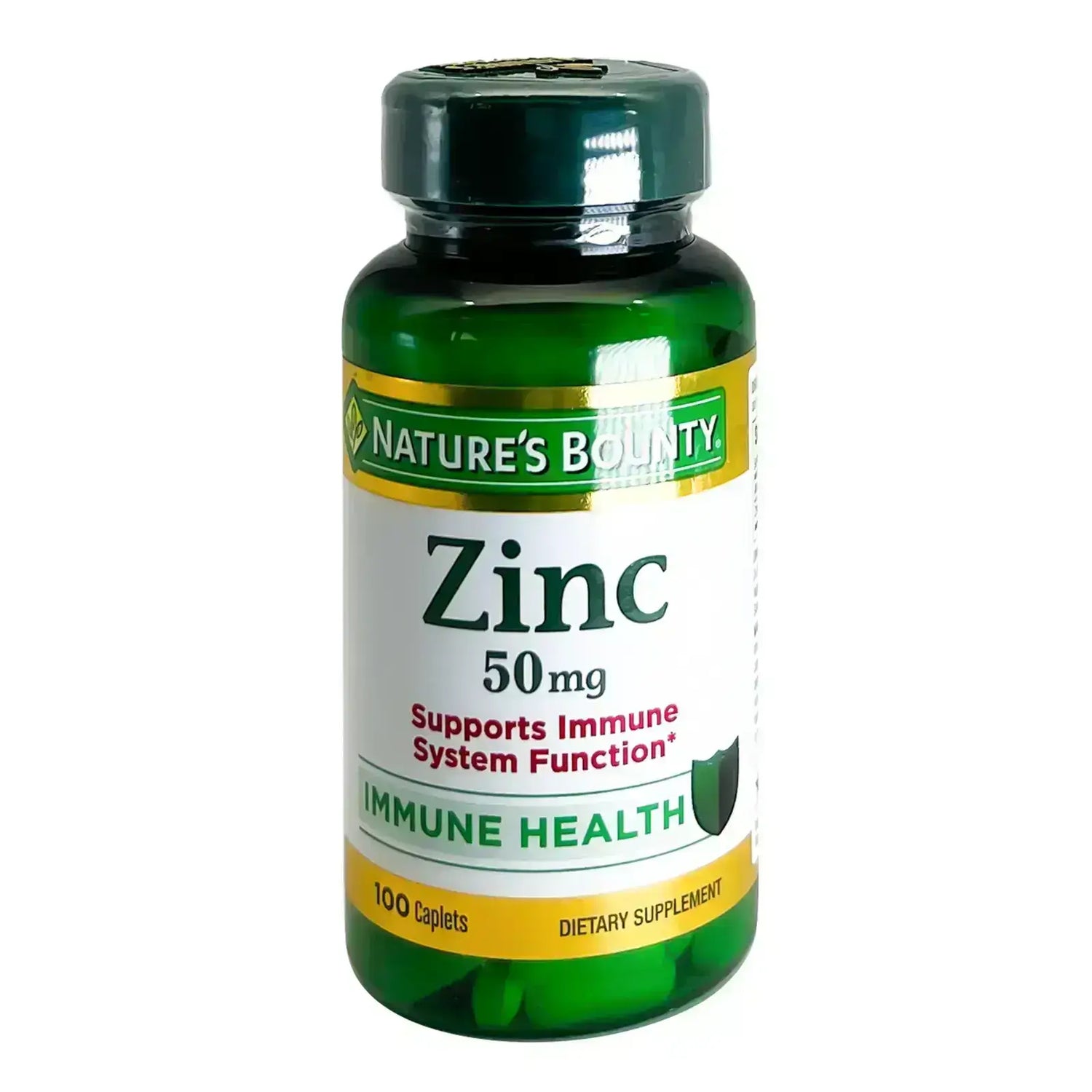 Natures Bounty Zinc 50mg Caplets 100'S 202060