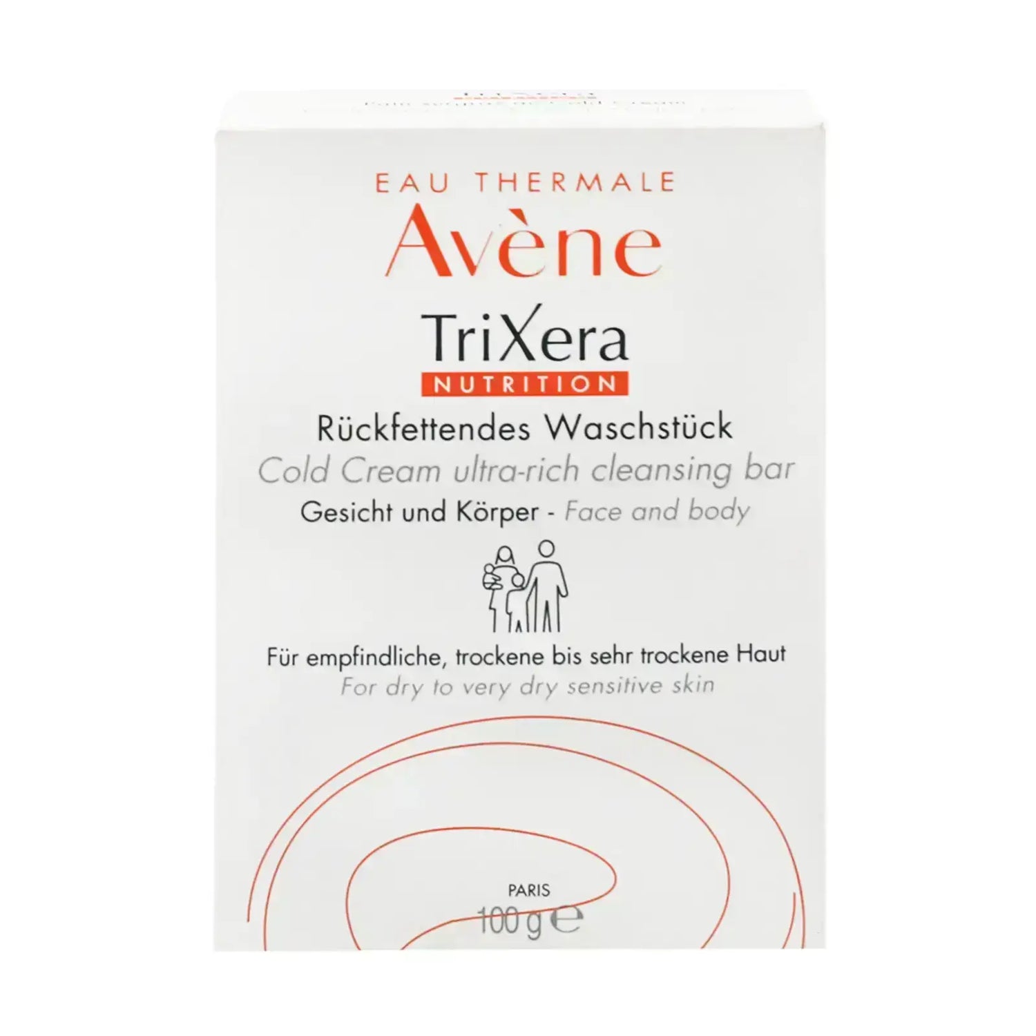 Avene Trixera Cold Cream Cleansing Bar 100 g 80027