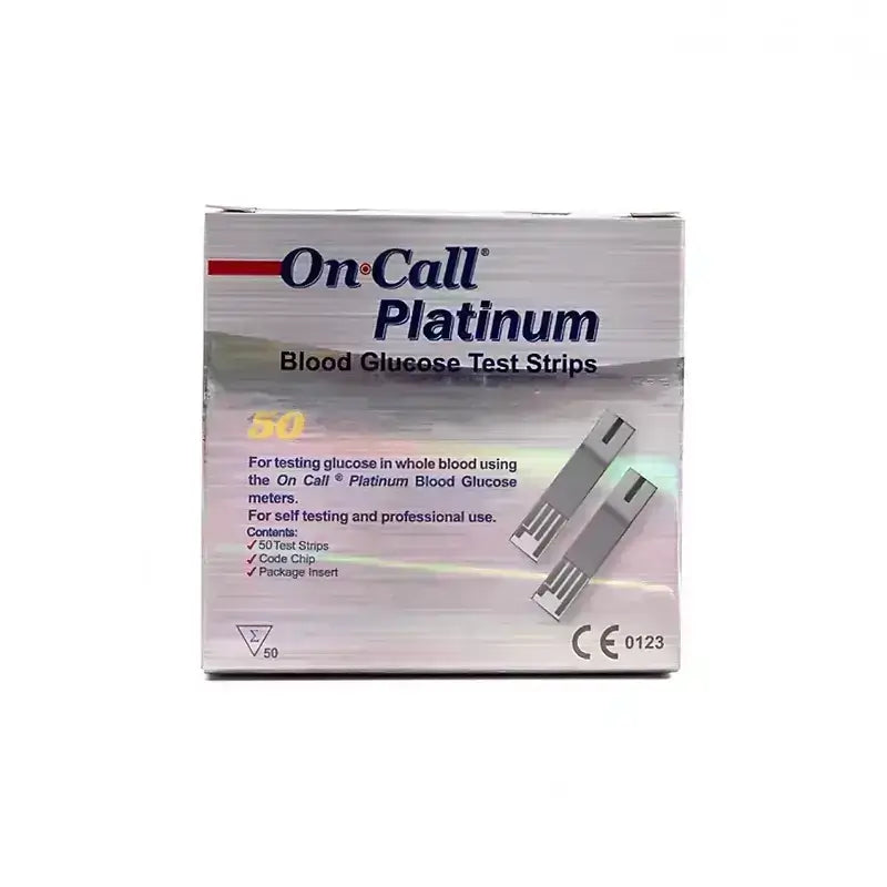 On Call Platinum Test Strips 50'S