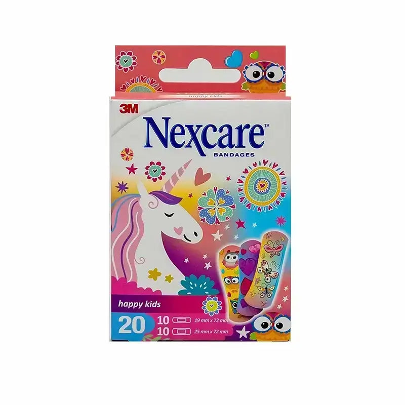 Nexcare Happy Kids Magic Bandages Assorted 20 Pcs