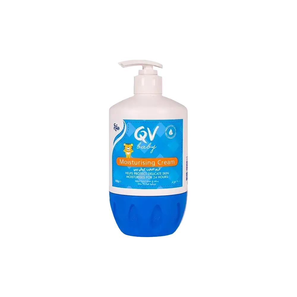 QV Cream Baby Moisturising Cream 500g gentle hydration for sensitive skin