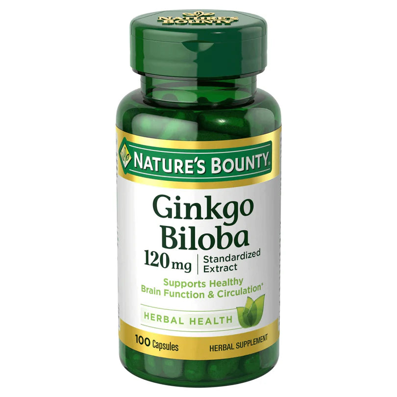 Natures Bounty Ginko Biloba 120 Mg Caps 100'S 204544
