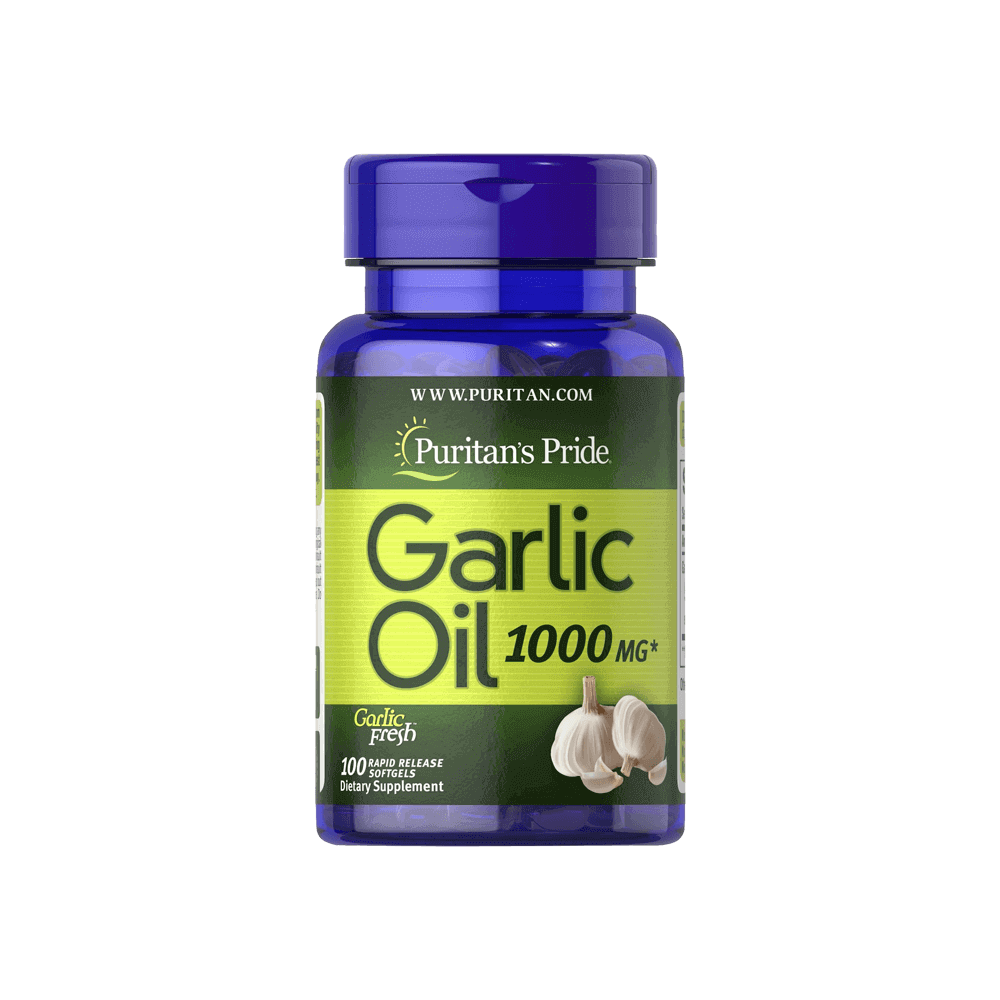 Puritan's Pride Garlic Oil 1000 mg 100 Softgels