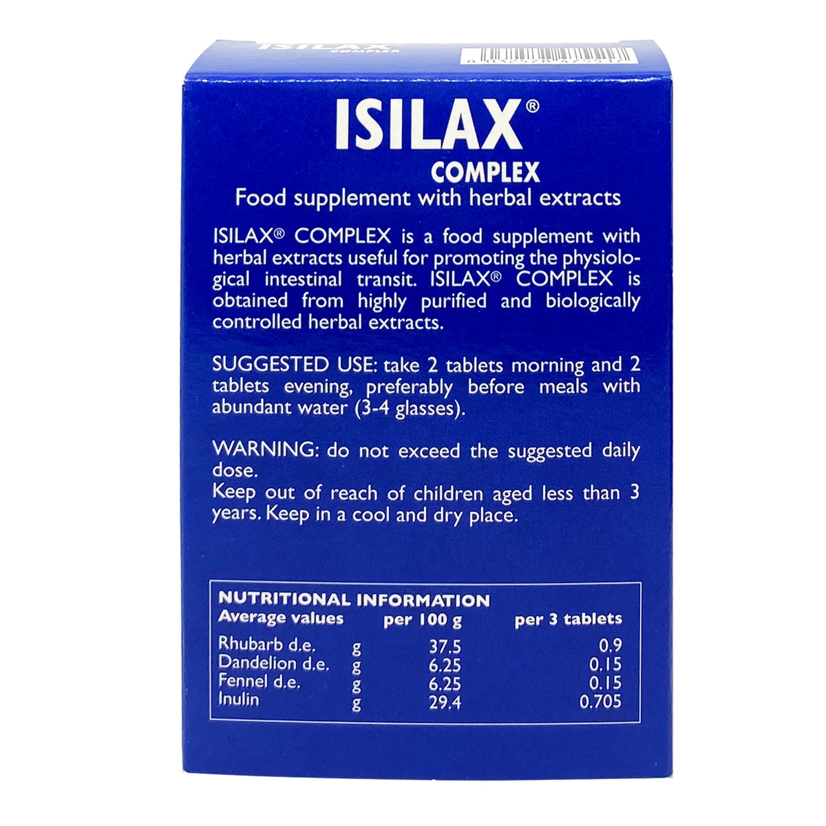 Isilax Complex Tabs 45's