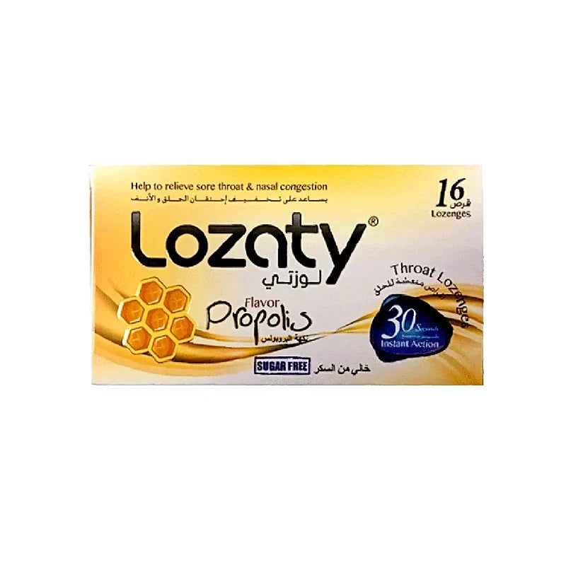 Lozaty Sugar Free Propolis Lozenges 16'S