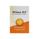 Prima D3 50,000 IU Vitamin D3 Supplement - 30 Capsules - Beauty Vitamins