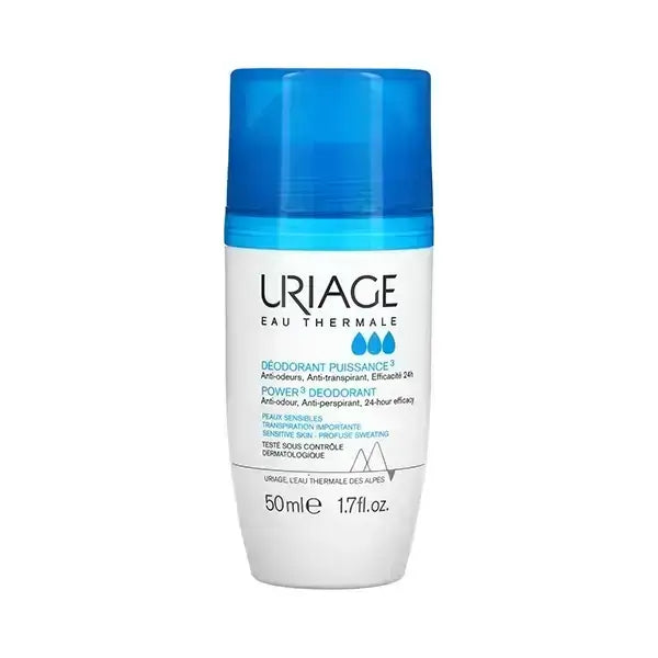 Uriage Deodorant Power3 Roll On 50 ml - Beauty Vitamins