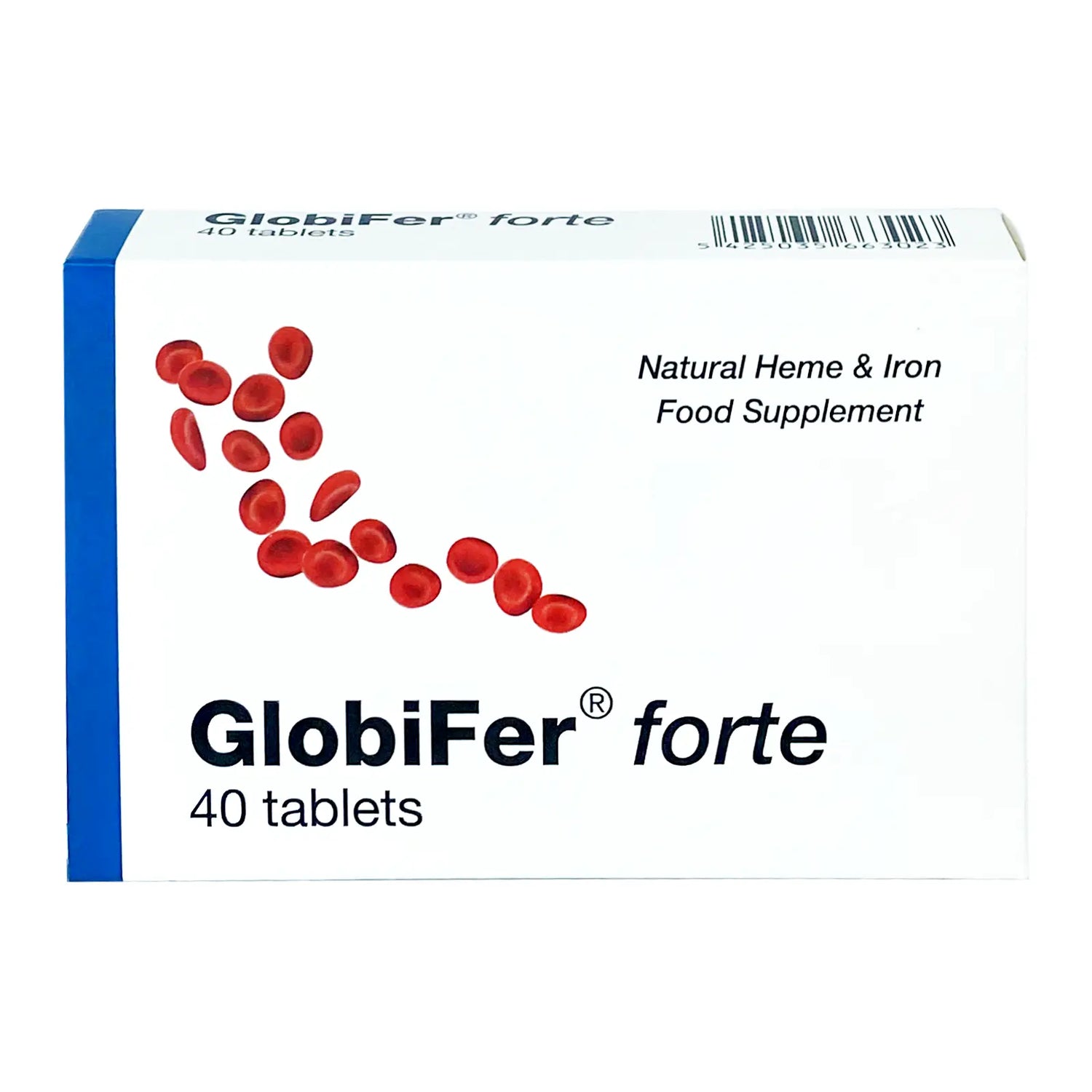 GlobiFer Forte iron tablets with Vitamin C for iron deficiency and pregnancy support